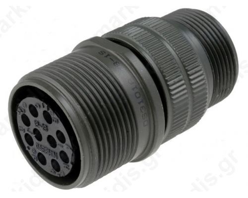 Connector: military; Series: DS/MS; plug; female; PIN:10; for cable