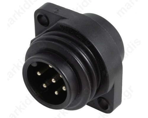 Connector circular Series: CA male socket 250V 10A IP67