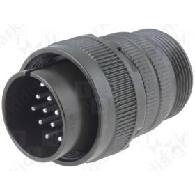 Connector military Series DS/MS plug male PIN14 for cable