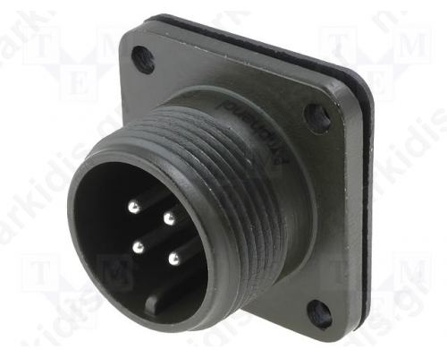 Connector military Series DS/MS socket male PIN:4 soldering
