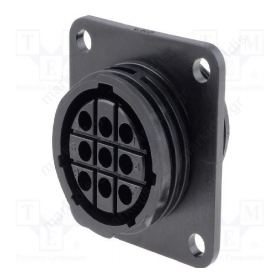 Connector: circular; Series: CPC Series 1; socket; female; PIN:9