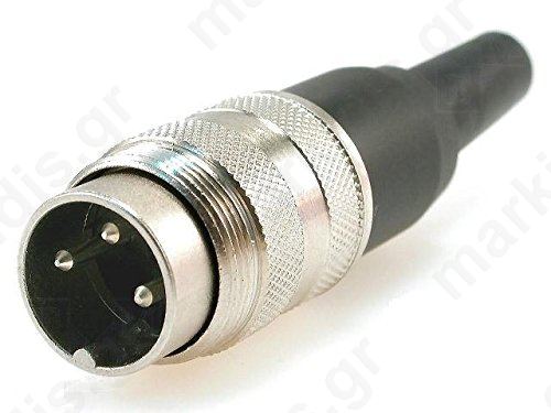 Connector: M16; male; for cable; IP40