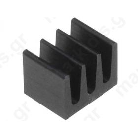Heatsink extruded black L:5mm W:6.3mm H:4.8mm 123K/W