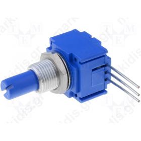 Potentiometer shaft single turn 50k Ω 1W ±20%; 6.35mm linear