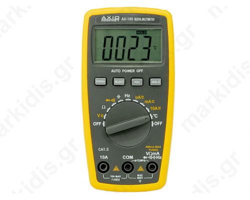 Digital multimeter LCD 3,75 digit (3999) 3x/s