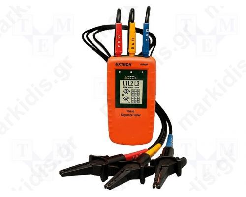 Tester: phase sequence; Graphical LCD; 40?600VAC; IP40