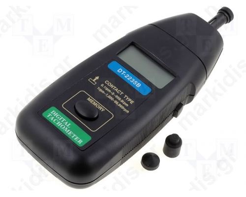 Tachometer; LCD 5 digits 10mm; 0,5χ19999 rpm; 190x72x37mm; 300g