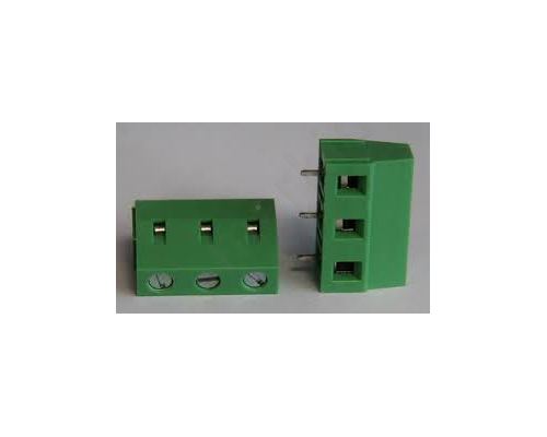 Terminal block 7.5mm angled ways3 18A 250V