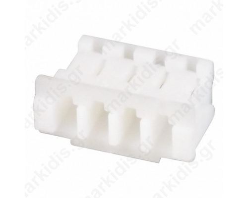 Plug wire-board female PIN:4 w/o terminals 1.5mm for cable