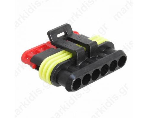 CONECTOR 6P FEMALE IP67