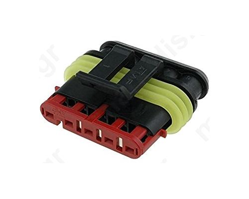 CONNECTOR 5P FEMALE IP67