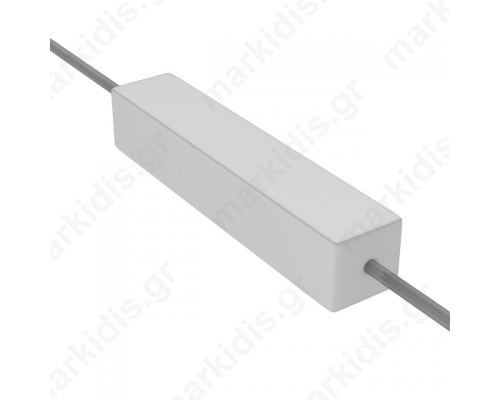 Resistor wire-wound ceramic case THT 5.1O 10W ±5% 10x9x49mm