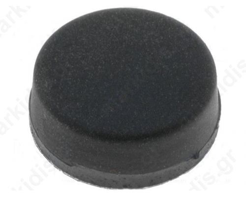 Self-adhesive foot black rubber A10mm B9.5mm E4.5mm