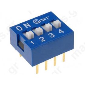 SWITCH DIP 4Ρ DS-4 STANDARD