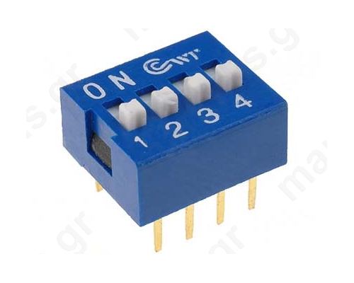 SWITCH DIP 4Ρ DS-4 STANDARD