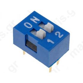 DIP SWITCH 2Ρ DS-02