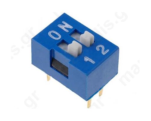 DIP SWITCH 2Ρ DS-02