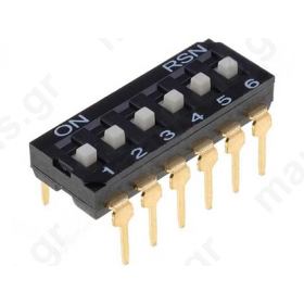 ΔΙΑΚΟΠΤΗΣ DIP SWITCH 6P DI-06