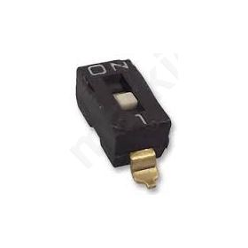 Switch: DIP-SWITCH; Poles number:1; ON-OFF; 0.025A/24VDC; 100MΩ