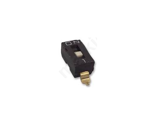 Switch: DIP-SWITCH; Poles number:1; ON-OFF; 0.025A/24VDC; 100MΩ