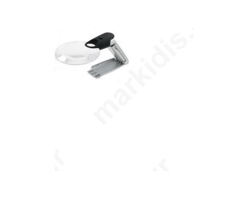 NB-HLUP-2-4B - Desk magnifier; Mag: x2?x4; Lens diam:90mm; Illumin: LED