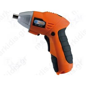 Screwdriver; battery; 200rpm; 4.8V; Charge time:5-8h