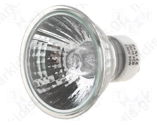 Filament lamp: halogen; 230V; 50W; GU10; JDR; 580lm; 38°