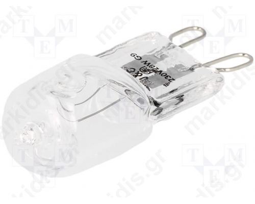 Filament lamp: halogen; 230V; 28W; G9