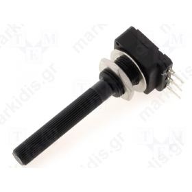 POTENTIOMETER SHAFT SINGLE TURN MONO LINE 250ΚΩ 6PMI-250K