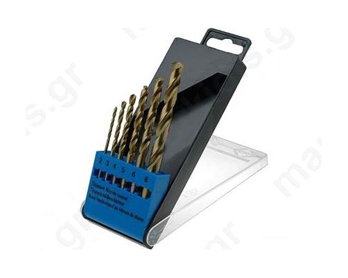 Drills; O:2 mm,3 mm,4 mm,5 mm,6 mm,8 mm; Pcs:6