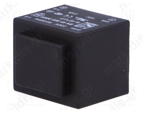 Transformer encapsulated 3VA 230VAC 12V 250mA PCB