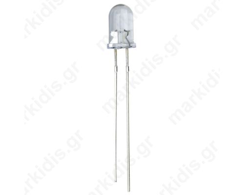 LED ΔΙΑΦΑΝΟ ΛΕΥΚΟ 5MM 10000mcd