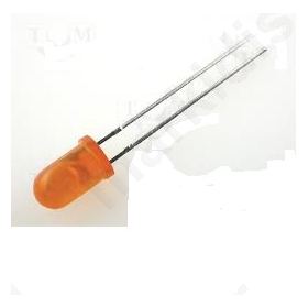 LED; 5mm; orange; 8-30mcd; 60°