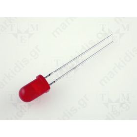 L-53SRD-E - LED; 5mm; red; 300-500mcd; 60°