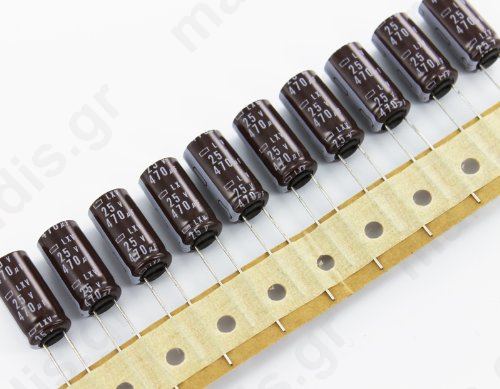 Capacitor electrolytic THT 1500uF 6.3V 10x16mm 5mm