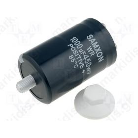 Capacitor: electrolytic; 1000uF; ?51x80mm; ±20%; M12 screw; 2000h