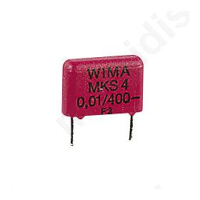 Capacitor polyester 100nF/ 400VAC 1kVDC Capacitor polyester 100nF/ 400VAC 1kVDC