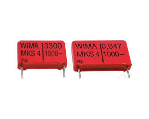 Capacitor polyester 4.7uF 160VAC 250VDC Pitch:27.5mm