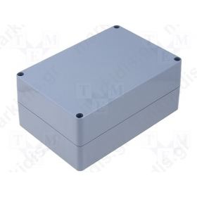 Enclosure multipurpose 121mm X171mm X80mm ABS grey IP65