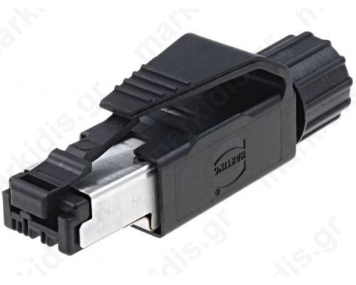 Plug; RJ45; PIN:4; Cat:5; gold plated; Pin layout:8p4c; 6.1?6.9mm