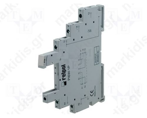 Socket; PIN:5; 6A; 250VAC; Mounting: DIN; Leads: screw terminals