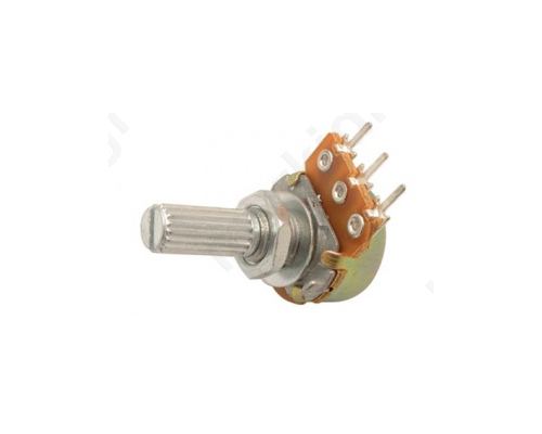 Potentiometer shaft single turn 220k Ω 63mW ±20% THT 6mm