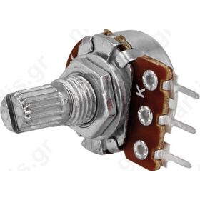 Potentiometer shaft single turn 22k 0hm