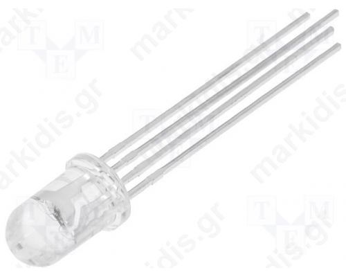 LED 5mm tricolour 5MM R/G/B  3000mcd 6000mcd 5000mcd anode