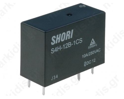 ΡΕΛΕ ΤΥΠΩΜΕΝΟΥ 12VDC 12Α S4H-12V-1C