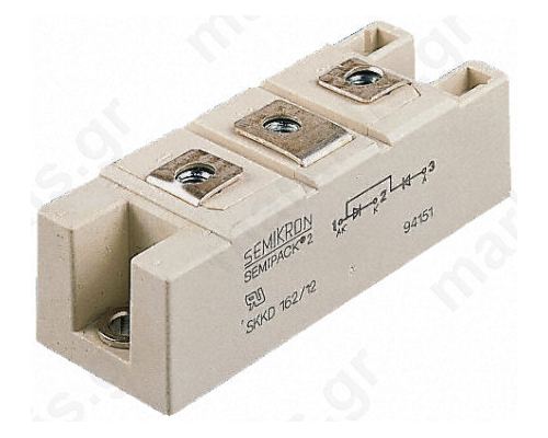 SKKD 162/16  RECTIFIER MODULE, 1.6KV, 195A, SEMIPACK 2