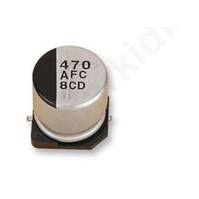 EEE1VA470P - CAP, ALU ELEC, 47UF, 35V, SMD