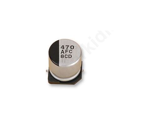 EEE1VA470P - CAP, ALU ELEC, 47UF, 35V, SMD