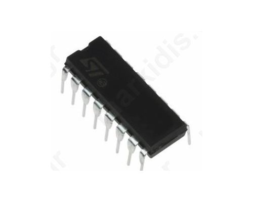 I.C. 74HC279AP, CMOS quad set-reset latch in a 16 pin DIL