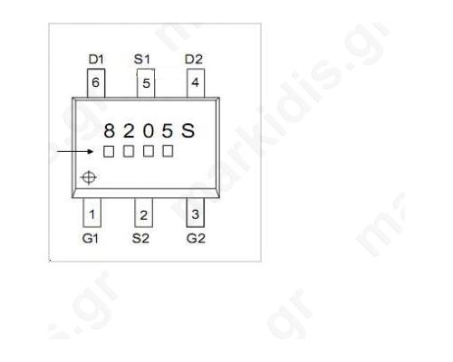 STT8205S. 6A, 20V, RDS(ON) 28momh N-Channel  MOSFET